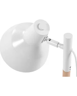 Beliani Poytavalaisin Metalli Valkoinen/Vaalea Puu Aldan Store