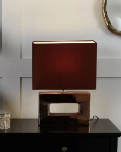 Beliani Poytavalaisin Posliini Ruskea Onyx Store