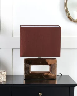 Beliani Poytavalaisin Posliini Ruskea Onyx Store