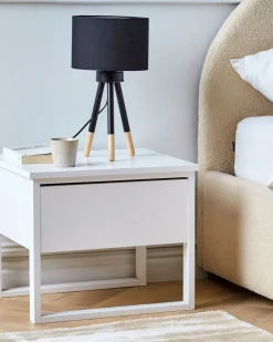 Beliani Poytavalaisin Saarni Musta 2 Kpl Tobol Sale