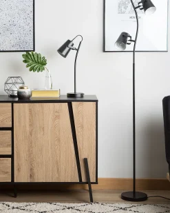 Beliani Poytavalaisin Teras Musta Flint Best