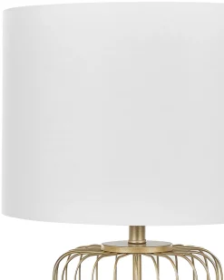 Beliani Poytavalaisin Teras Valkoinen/Kulta Thouet Online