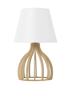 Beliani Poytavalaisin Valkoinen/Vaalea Puu Agueda Clearance