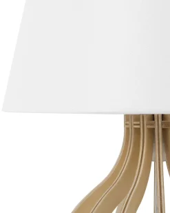 Beliani Poytavalaisin Valkoinen/Vaalea Puu Agueda Clearance