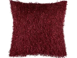 Beliani Punainen 2 Kpl Koristetyynysetti Hapsuilla 45 X 45 Cm Hellebore Shop