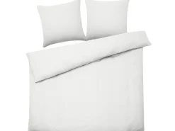 Beliani Pussilakanasetti Satiinipuuvillaa 240 X 220 Cm Valkoinen Avondale Flash Sale