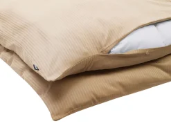 Beliani Pussilakanasetti Satiinipuuvillaa 135 X 200 Cm Beige Avondale New