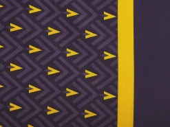 Beliani Pussilakanasetti Satiinipuuvilla Tummansininen/Keltainen 135 X 200 Cm Wallingford Shop