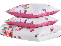 Beliani Pussilakanasetti Satiinipuuvilla Monivarinen 155 X 220 Cm Larynhill Store