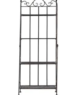 Beliani Puutarhahylly Musta Metalli Isernia Store