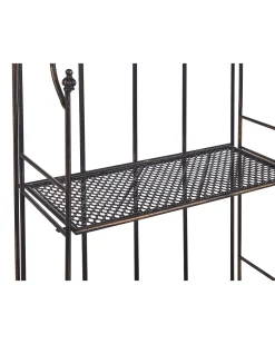 Beliani Puutarhahylly Musta Metalli Isernia Store