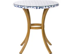 Beliani Puutarhakalustesetti 4-Istuttava Sinivalkoinen Rifreddo Sale