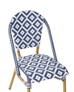 Beliani Puutarhakalustesetti 4-Istuttava Sinivalkoinen Rifreddo Sale