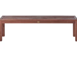 Beliani Puutarhapenkki 160 Cm Puinen Tummanruskea Tuscania Discount