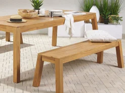 Beliani Puutarhapoyta Akaasia Vaalea Puu 210 X 90 Cm Livorno Cheap