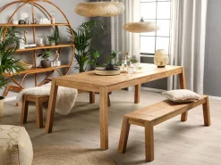 Beliani Puutarhapoyta Akaasia Vaalea Puu 210 X 90 Cm Livorno Cheap