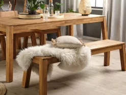 Beliani Puutarhapoyta Akaasia Vaalea Puu 210 X 90 Cm Livorno Cheap