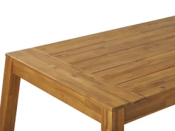 Beliani Puutarhapoyta Akaasia Vaalea Puu 210 X 90 Cm Livorno Cheap