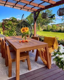 Beliani Puutarhapoyta Akaasia Vaalea Puu 210 X 90 Cm Livorno Cheap