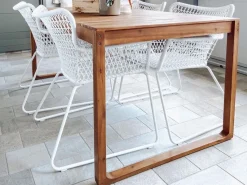 Beliani Puutarhapoyta Akaasia Vaalea Puu 180 X 90 Cm Sassari Best