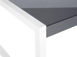 Beliani Puutarhapoyta Alumiini Harmaa/Valkoinen 210 X 90 Cm Bacoli Cheap