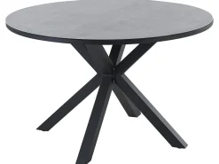 Beliani Puutarhapoyta Alumiini Musta/Harmaa 120 Cm Maletto Best