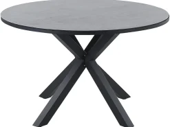 Beliani Puutarhapoyta Alumiini Musta/Harmaa 120 Cm Maletto Best