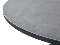 Beliani Puutarhapoyta Alumiini Musta/Harmaa 120 Cm Maletto Best