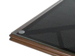 Beliani Puutarhapoyta Alumiini Tumma Puu/Musta 80 X 80 Cm Caspri Best