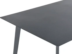 Beliani Puutarhapoyta Alumiini Tummanharmaa 140 X 80 Cm Mileto Fashion