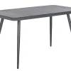 Beliani Puutarhapoyta Alumiini Tummanharmaa 140 X 80 Cm Lipari Flash Sale