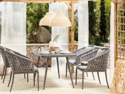 Beliani Puutarhapoyta Alumiini Tummanharmaa 140 X 80 Cm Lipari Flash Sale