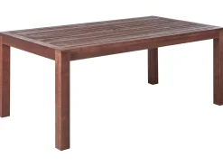 Beliani Puutarhapoyta Eukalyptus Tumma Puu 180 X 100 Cm Tuscania Shop