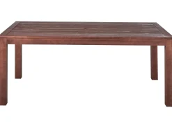 Beliani Puutarhapoyta Eukalyptus Tumma Puu 180 X 100 Cm Tuscania Shop