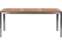 Beliani Puutarhapoyta Eukalyptuspuu Vaalea Puu 180 X 90 Cm Grosseto Sale