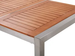 Beliani Puutarhapoyta Eukalyptuspuu Vaalea Puu 180 X 90 Cm Grosseto Sale