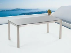 Beliani Puutarhapoyta Graniittitaso Tummanharmaa 180 X 90 Cm Grosseto Hot