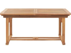 Beliani Puutarhapoyta Jatkettava Akaasia Vaalea Puu 160/220 X 90 Cm Java Discount