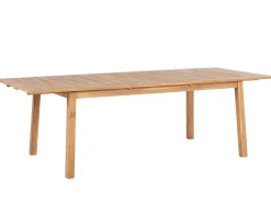 Beliani Puutarhapoyta Jatkettava Akaasia Vaalea Puu 180/240 X 100 Cm Cesana Best