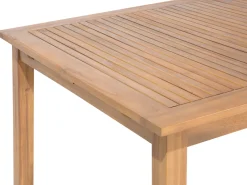 Beliani Puutarhapoyta Jatkettava Akaasia Vaalea Puu 180/240 X 100 Cm Cesana Best