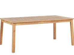 Beliani Puutarhapoyta Jatkettava Akaasia Vaalea Puu 180/240 X 100 Cm Cesana Best