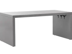 Beliani Puutarhapoyta Kuitusementti U-Muoto Harmaa 180 X 90 Cm Taranto Cheap