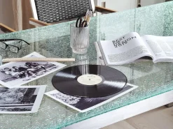 Beliani Puutarhapoyta Lasitasolla Kirkas 180 X 90 Cm Grosseto Cheap