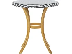 Beliani Puutarhapoyta O 70 Cm Mustavalkoinen Rifreddo Online