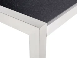 Beliani Puutarhapoyta 3-Osainen Graniittitaso Musta 180 X 90 Cm Grosseto Online