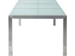 Beliani Puutarhapoyta 3-Osainen Lasitaso Kirkas 220 X 100 Cm Grosseto Cheap