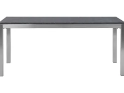 Beliani Puutarhapoyta Poltettu Graniittitaso Musta 180 X 90 Cm Grosseto Outlet