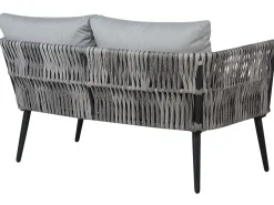 Beliani Puutarhapoytaryhma Harmaa/Musta Preveza Discount