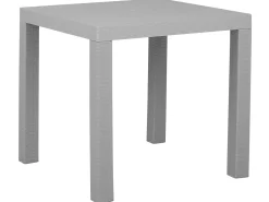 Beliani Puutarhapoytaryhma Vaaleanharmaa 4 Tuolia Fossano Cheap