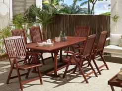 Beliani Puutarharyhma 6 Tuolia Toscana Discount